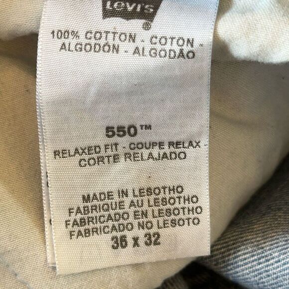 Levi’s 90s Men’s 550 Relaxed Fit  Jeans size W36 x L32 Y2K - Picture 7 of 10